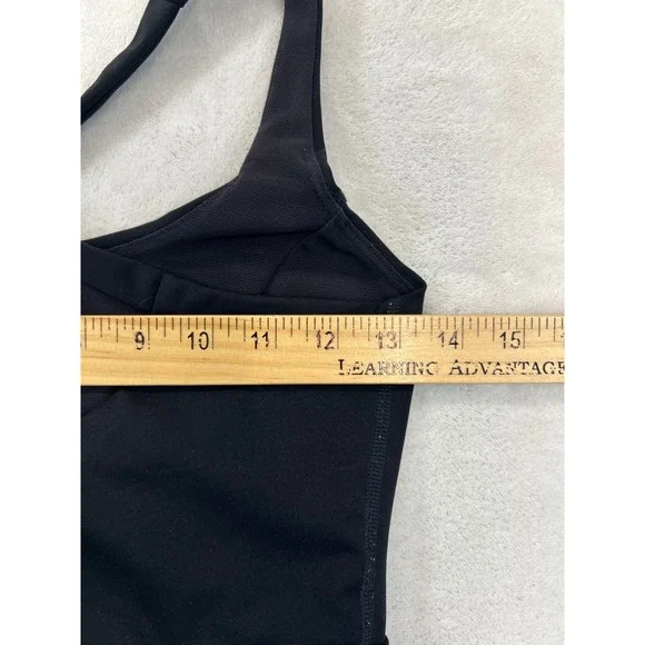 Free People FP Movement Righteous Runsie Romper Womens XS Black One Piece - Picture 4 of 7